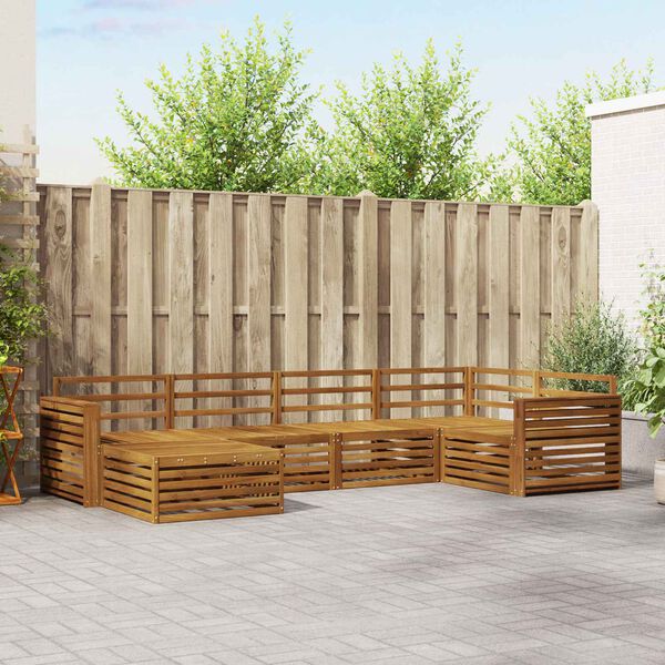 vidaXL &Sigma;&epsilon;&iota;&rho;ά &Kappa;&alpha;&nu;&alpha;&pi;έ &Epsilon;&xi;&omega;&tau;&epsilon;&rho;&iota;&kappa;&omicron;ύ 6 pcs &Phi;&upsilon;&sigma;&iota;&kappa;ό