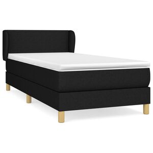 vidaXL &Kappa;&rho;&epsilon;&beta;ά&tau;&iota; Boxspring &mu;&epsilon; &Sigma;&tau;&rho;ώ&mu;&alpha; &Mu;&alpha;ύ&rho;&omicron; 80 x 200 &epsilon;&kappa;. &Upsilon;&phi;&alpha;&sigma;&mu;ά&tau;&iota;&nu;&omicron;