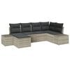 vidaXL &Sigma;&epsilon;&tau; &Kappa;&alpha;&nu;&alpha;&pi;έ &Kappa;ή&pi;&omicron;&upsilon; 6 &tau;&mu;&chi;. &Alpha;&nu;&omicron;&iota;&chi;&tau;ό &gamma;&kappa;&rho;&iota; &sigma;&upsilon;&nu;&theta;&epsilon;&tau;&iota;&kappa;ό &rho;&alpha;&tau;ά&nu;