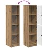 vidaXL Highboard Artisan Oak 35 x 37 x 142 &epsilon;&kappa; &Epsilon;&pi;&epsilon;&xi;&epsilon;&rho;&gamma;&alpha;&sigma;&mu;έ&nu;&omicron; &xi;ύ&lambda;&omicron;
