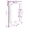 vidaXL Παράθυρο Υπογείου "RISOR" 60x100 εκ. Ανακλινόμενο & Περιστρεφόμενο DIN Αριστερά Λευκό
