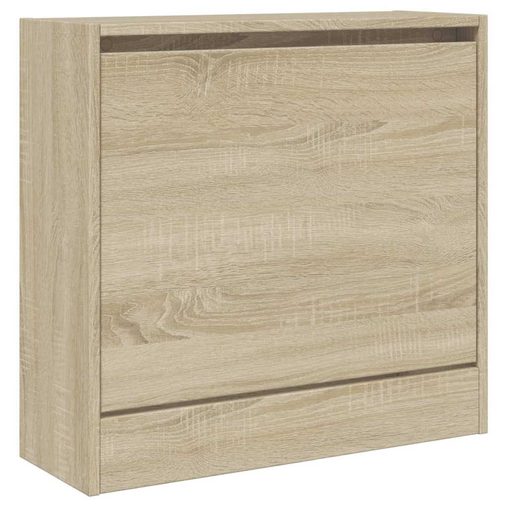 vidaXL Παπουτσοθήκη Sonoma Δρυς 60x21x57 εκ. από Επεξεργασμένο Ξύλο
