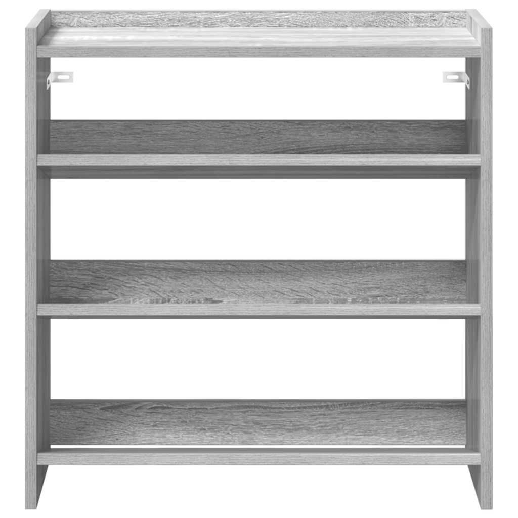 Ράφι παπουτσιών vidaXL Γκρι Sonoma 60x25x62 cm Κατασκευασμένο ξύλο