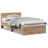 vidaXL Σκελετός Κρεβατιού Artisan Oak 100 x 200 cm Επεξεργασμένο ξύλο