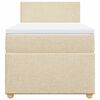 vidaXL &Kappa;&rho;&epsilon;&beta;ά&tau;&iota; Boxspring &mu;&epsilon; &Sigma;&tau;&rho;ώ&mu;&alpha; &Kappa;&rho;&epsilon;&mu; 90x190 &epsilon;&kappa;.&Upsilon;&phi;&alpha;&sigma;&mu;ά&tau;&iota;&nu;&omicron;
