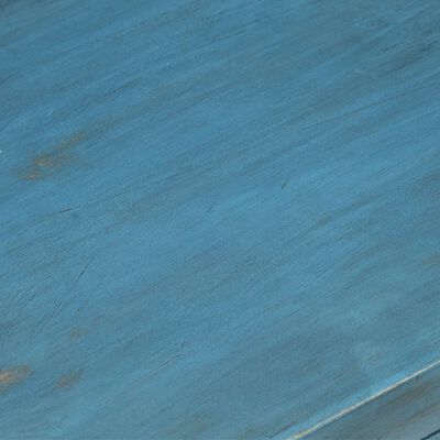 vidaXL Κομοδίνο Μπλε 40 x 30 x 50 εκ. από Μασίφ Ξύλο Μάνγκο