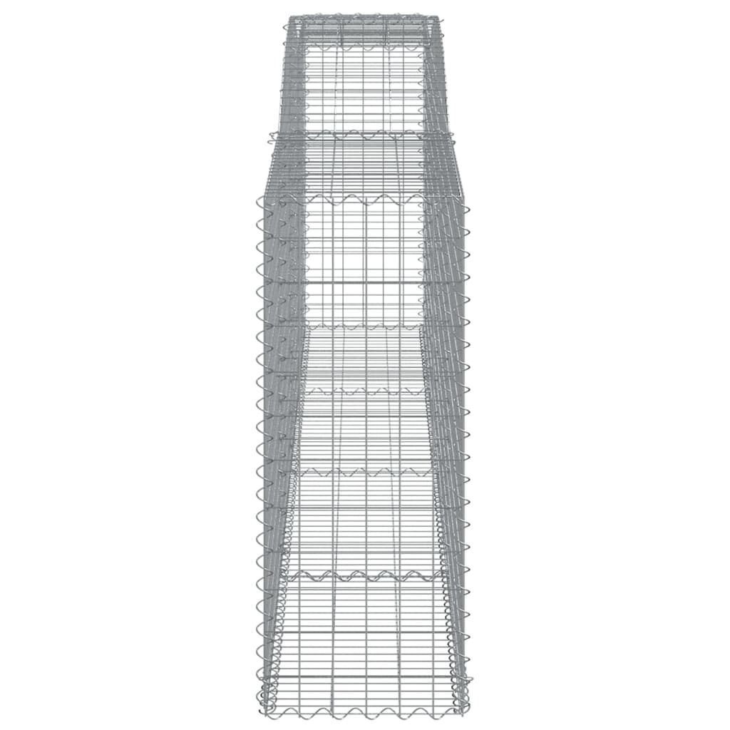 vidaXL Συρματοκιβώτια Τοξωτά 20 τεμ. 400x50x120/140 εκ. Γαλβαν. Ατσάλι