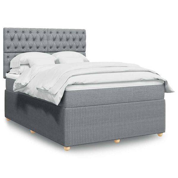 vidaXL &Kappa;&rho;&epsilon;&beta;ά&tau;&iota; Boxspring &mu;&epsilon; &Sigma;&tau;&rho;ώ&mu;&alpha; &Alpha;&nu;. &Pi;&rho;ά&sigma;&iota;&nu;&omicron; 160x200&epsilon;&kappa; &Upsilon;&phi;&alpha;&sigma;&mu;ά&tau;&iota;&nu;&omicron;