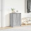 vidaXL Παπουτσοθήκη Γκρι Sonoma 57x34x76 εκ. από Επεξεργ. Ξύλο