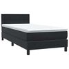 vidaXL &Kappa;&rho;&epsilon;&beta;ά&tau;&iota; Boxspring &mu;&epsilon; &Sigma;&tau;&rho;ώ&mu;&alpha; &Mu;&alpha;ύ&rho;&omicron; 90x210 &epsilon;&kappa;. &Beta;&epsilon;&lambda;&omicron;ύ&delta;&iota;&nu;&omicron;