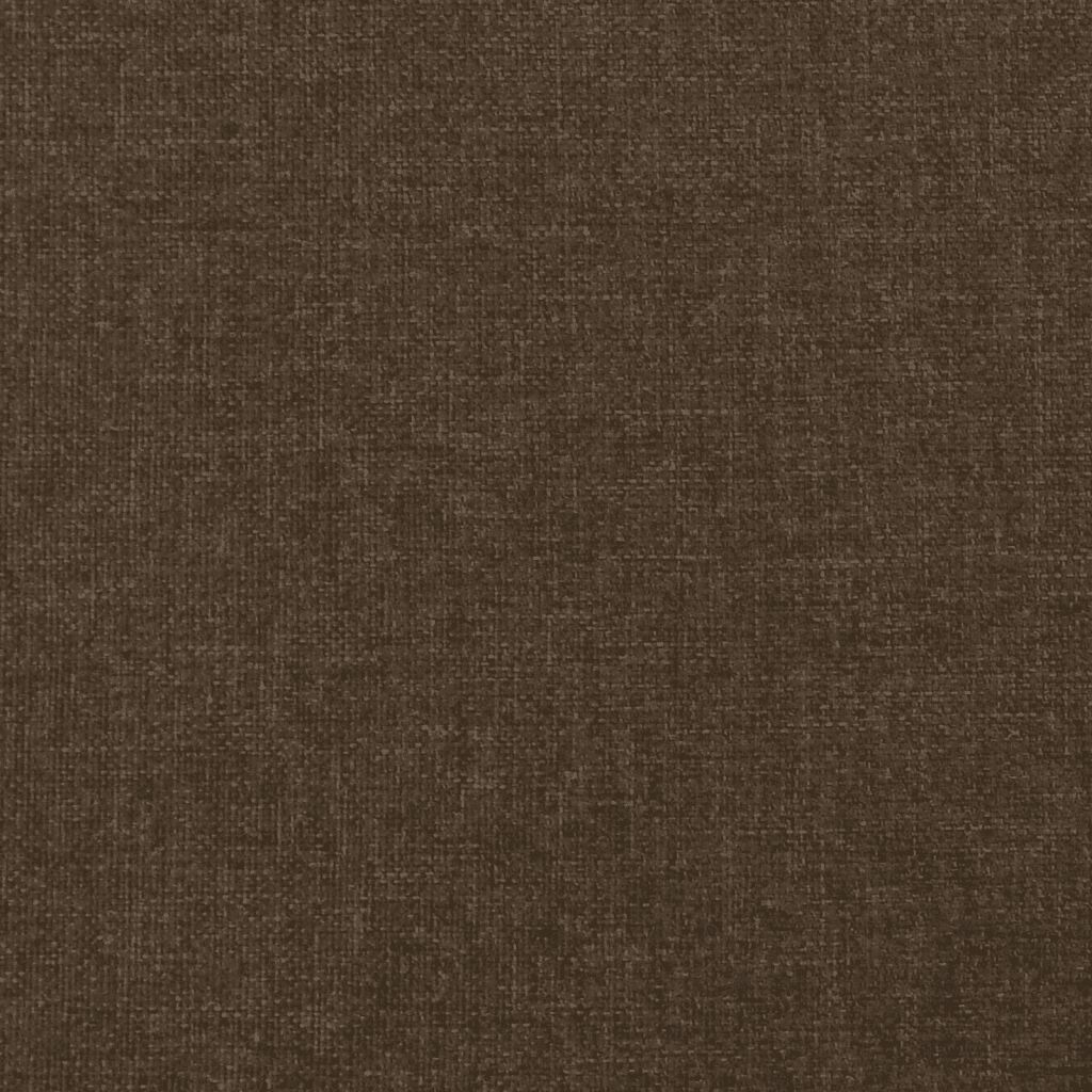 vidaXL Κρεβάτι Boxspring με Στρώμα Σκούρο Καφέ 140x200 εκ Υφασμάτινο