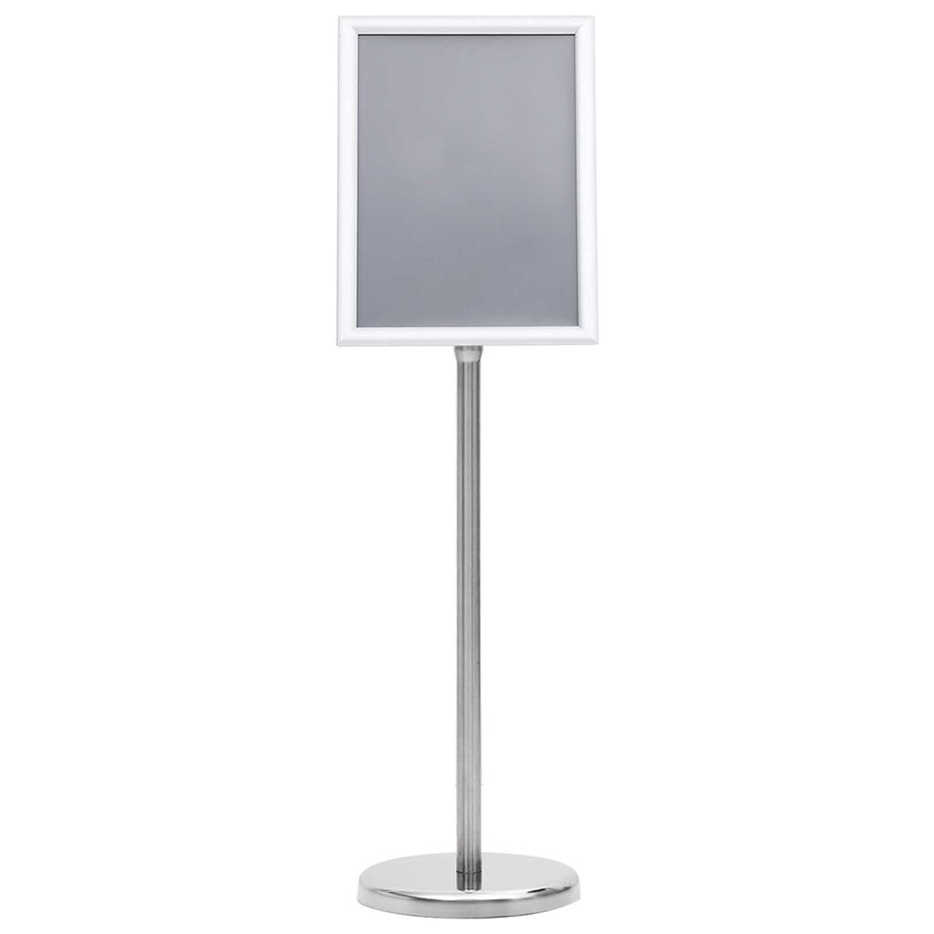 vidaXL Βάσεις Αφισών 2 pcs Ασημί 32.5x 24 x 78 εκ Κράμα Αλουμινίου