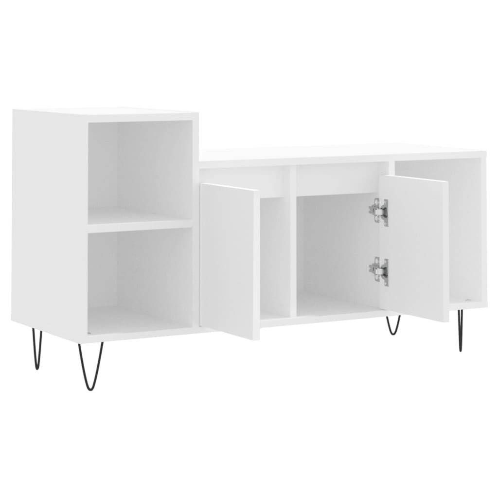 vidaXL Έπιπλο Τηλεόρασης Λευκό 100 x 35 x 55 εκ. Επεξεργασμένο Ξύλο