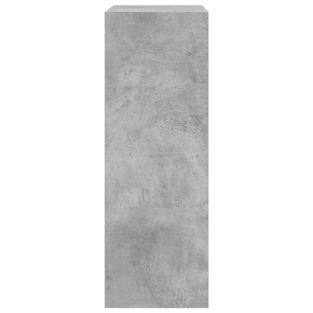 vidaXL Παπουτσοθήκη Γκρι Σκυροδέματος 60x34x96,5εκ. Επεξεργασμένο Ξύλο