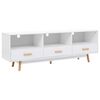 vidaXL Έπιπλο Τηλεόρασης Λευκό 160 x 40 x 55 εκ. από MDF