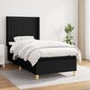 vidaXL &Kappa;&rho;&epsilon;&beta;ά&tau;&iota; Boxspring &mu;&epsilon; &Sigma;&tau;&rho;ώ&mu;&alpha; &Mu;&alpha;ύ&rho;&omicron; 90x200 &epsilon;&kappa;. &Upsilon;&phi;&alpha;&sigma;&mu;ά&tau;&iota;&nu;&omicron;