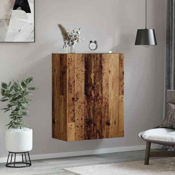 vidaXL Επιτοίχιο ντουλάπι Καφέ 69.5 x 34 x 90 εκ. Επεξεργασμένο ξύλο