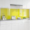 vidaXL Πίσω Πάνελ Κουζίνας 2 pcs Κίτρινο 100 x 60 cm σκληρυμένο γυαλί