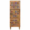 vidaXL Highboard &mu;&epsilon; &pi;ό&rho;&tau;&alpha; &Phi;&upsilon;&sigma;&iota;&kappa;ό 40 x 33 x 110 &epsilon;&kappa; &Sigma;&tau;&epsilon;&rho;&epsilon;ό &xi;ύ&lambda;&omicron; &mu;ά&nu;&gamma;&kappa;&omicron;