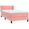 vidaXL &Kappa;&rho;&epsilon;&beta;ά&tau;&iota; Boxspring &mu;&epsilon; &Sigma;&tau;&rho;ώ&mu;&alpha; &Rho;&omicron;&zeta; 100x200 &epsilon;&kappa;. &Beta;&epsilon;&lambda;&omicron;ύ&delta;&iota;&nu;&omicron;
