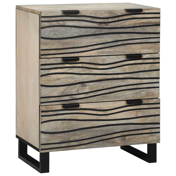 vidaXL Παραδοσιακά Πλευρικά Έπιπλα 2 pcs Λευκό 60 x 33,5 x 75 εκ