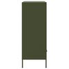 vidaXL Ντουλάπι Πράσινο Λαδί 68x39x101,5 εκ. από Ατσάλι