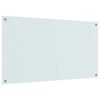 vidaXL Πίσω Πάνελ Κουζίνας 2 pcs Λευκό 110 x 60 cm σκληρυμένο γυαλί
