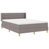 vidaXL &Kappa;&rho;&epsilon;&beta;ά&tau;&iota; &mu;&epsilon; &Epsilon;&lambda;&alpha;&tau;ή&rho;&iota;&alpha; &mu;&epsilon; &sigma;&tau;&rho;ώ&mu;&alpha; Taupe 140 x 190 cm ύ&phi;&alpha;&sigma;&mu;&alpha;