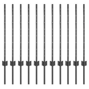 vidaXL &Sigma;&tau;ύ&lambda;&omicron;&sigmaf; &Pi;&epsilon;&rho;&iota;&phi;&rho;ά&xi;&epsilon;&omega;&nu; 11 pcs &Gamma;&kappa;&rho;&iota; 80 cm &Alpha;&tau;&sigma;ά&lambda;&iota;