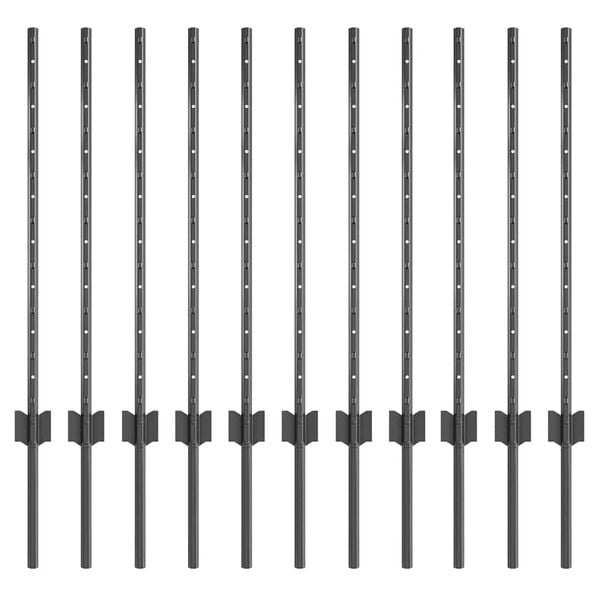 vidaXL &Sigma;&tau;ύ&lambda;&omicron;&sigmaf; &Pi;&epsilon;&rho;&iota;&phi;&rho;ά&xi;&epsilon;&omega;&nu; 11 pcs &Gamma;&kappa;&rho;&iota; 80 cm &Alpha;&tau;&sigma;ά&lambda;&iota;