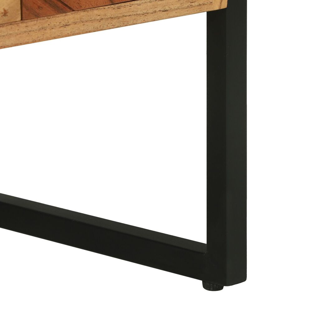 vidaXL Ντουλάπα τηλεόρασης 100x35x50 εκ Μασίφ Ξύλο Ακακίας