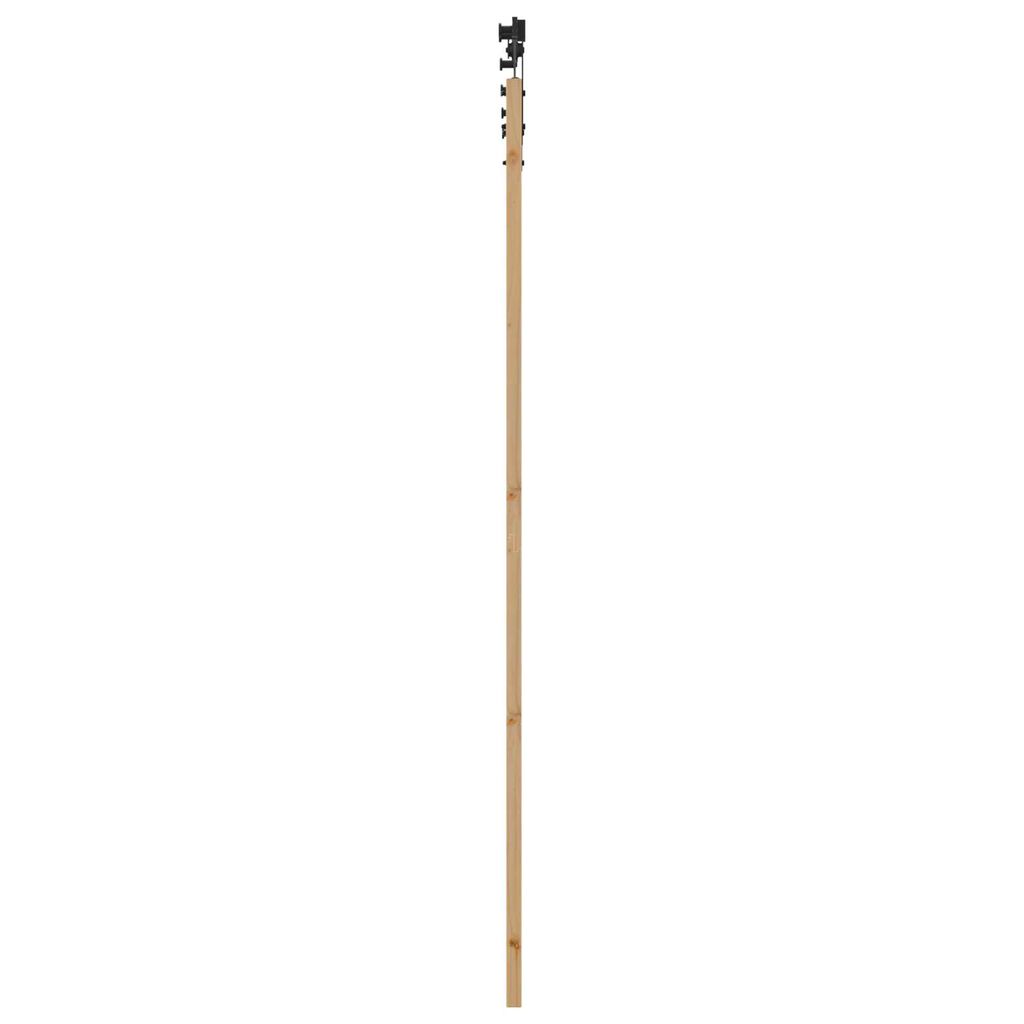 vidaXL Συρόμενη Πόρτα ORKDAL Καφέ 78 x 232 cm Μασίφ ξύλο πεύκου