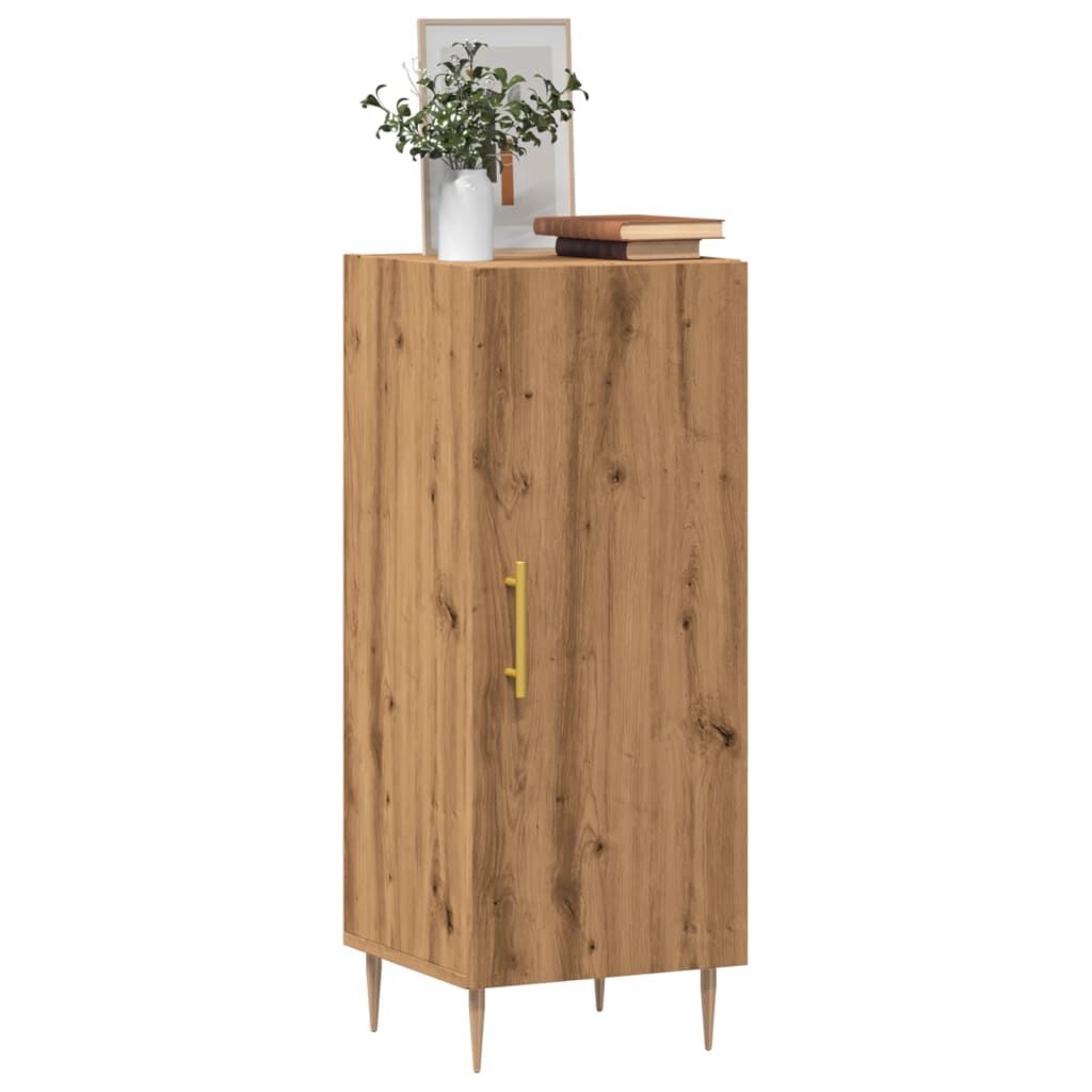 vidaXL Ντουλάπι Αρτισιανή Δρυς 34,5 x 34 x 90 εκ. Επεξεργασμένο Ξύλο