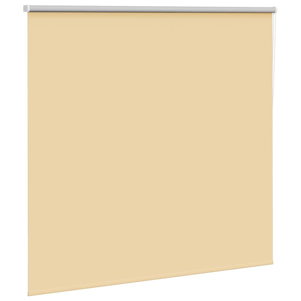vidaXL Roller Blind Blackout Μπεζ 160x130 cm Πλάτος υφάσματος 156,6cm