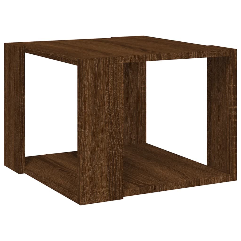 vidaXL Τραπεζάκι Σαλονιού Καφέ Δρυς 40x40x30 εκ. Επεξεργασμένο Ξύλο