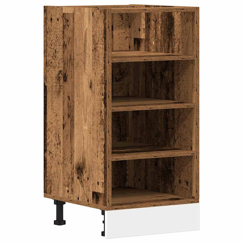 vidaXL Κάτω ντουλάπι Riga Παλιό ξύλο 40x44,5x81,5 cm