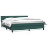 vidaXL Box Spring &kappa;&rho;&epsilon;&beta;ά&tau;&iota; &mu;&epsilon; &sigma;&tau;&rho;ώ&mu;&alpha; &sigma;&kappa;&omicron;ύ&rho;&omicron; &pi;&rho;ά&sigma;&iota;&nu;&omicron; 180x220cm &Beta;&epsilon;&lambda;&omicron;ύ&delta;&iota;&nu;&omicron;