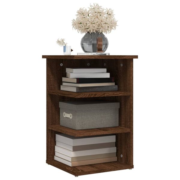 vidaXL Βοηθητικό Ντουλάπι Καφέ Δρυς 35x35x55 εκ. Επεξεργασμένο Ξύλο
