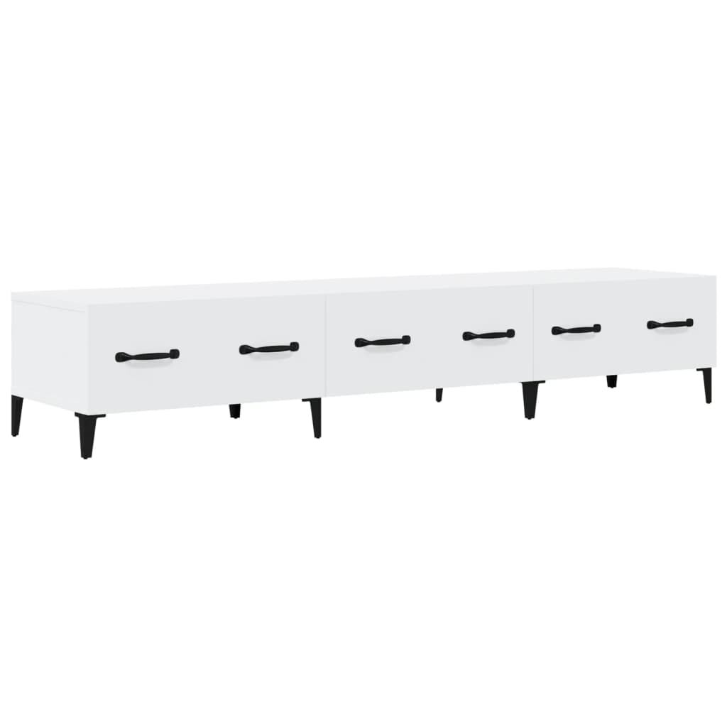 vidaXL Έπιπλο Τηλεόρασης Λευκό 150x34,5x30 εκ. από Επεξεργασμένο Ξύλο