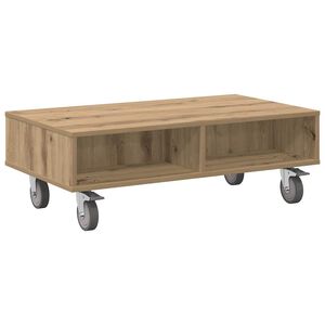 vidaXL &Kappa;&omicron;&mu;&omicron;&delta;ί&nu;&omicron; &mu;&epsilon; &tau;&rho;&omicron;&chi;&omicron;ύ&sigmaf; Artisan Oak 90 x 50 x 30 cm
