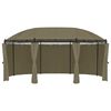 vidaXL Κιόσκι με Κουρτίνες Taupe 520 x 349 x 255 εκ. 180 γρ./μ²