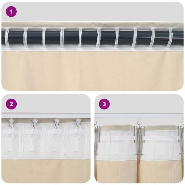 vidaXL Κουρτίνες 2 pcs κίτρινο μουσταρδί 140 x 140 cm Βελούδο