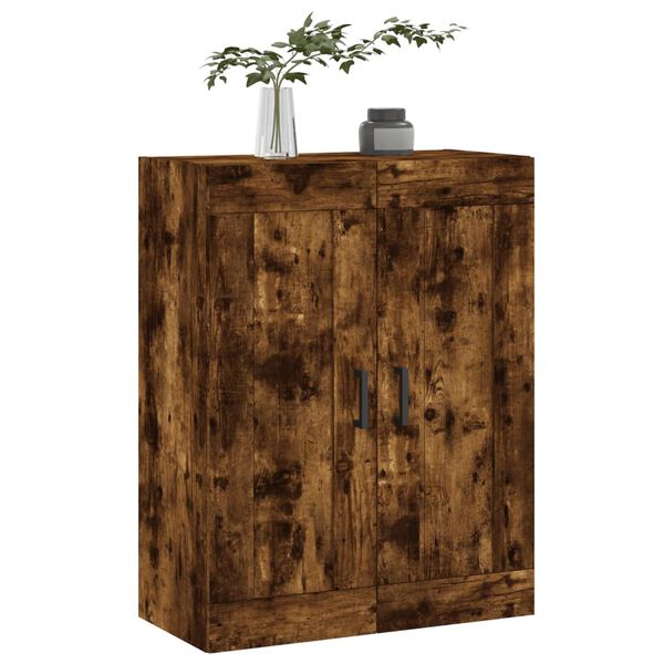 vidaXL Ντουλάπι Τοίχου Καπνιστή Δρυς 69,5 x 34 x 90 εκ. Επεξεργ. Ξύλο