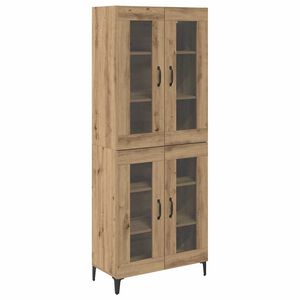 vidaXL Highboard Artisan Oak 69,5 x 34 x 180 &epsilon;&kappa;. &Epsilon;&pi;&epsilon;&xi;&epsilon;&rho;&gamma;&alpha;&sigma;&mu;έ&nu;&omicron; &xi;ύ&lambda;&omicron;