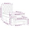 vidaXL &Kappa;&rho;&epsilon;&beta;ά&tau;&iota; Boxspring &mu;&epsilon; &Sigma;&tau;&rho;ώ&mu;&alpha; Taupe 80x200 &epsilon;&kappa;. &Upsilon;&phi;&alpha;&sigma;&mu;ά&tau;&iota;&nu;&omicron;