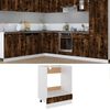 vidaXL Ντουλάπι Φούρνου "Riga" Καπνιστή Δρυς 60x46x81,5 εκ. από Τεχνητό Ξύλο