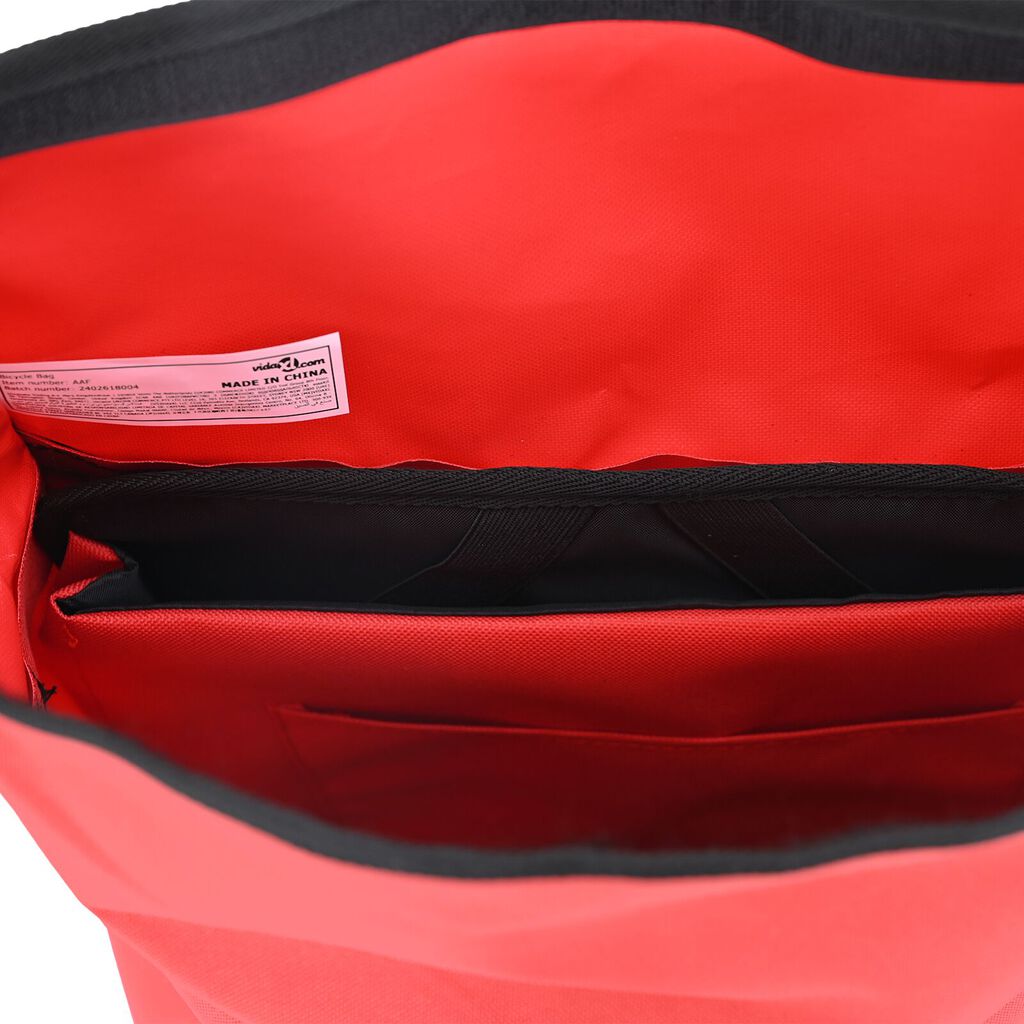 vidaXL Τσάντα Ποδηλάτου για Πάνιου 20 L Κόκκινη 31x13x58 εκ