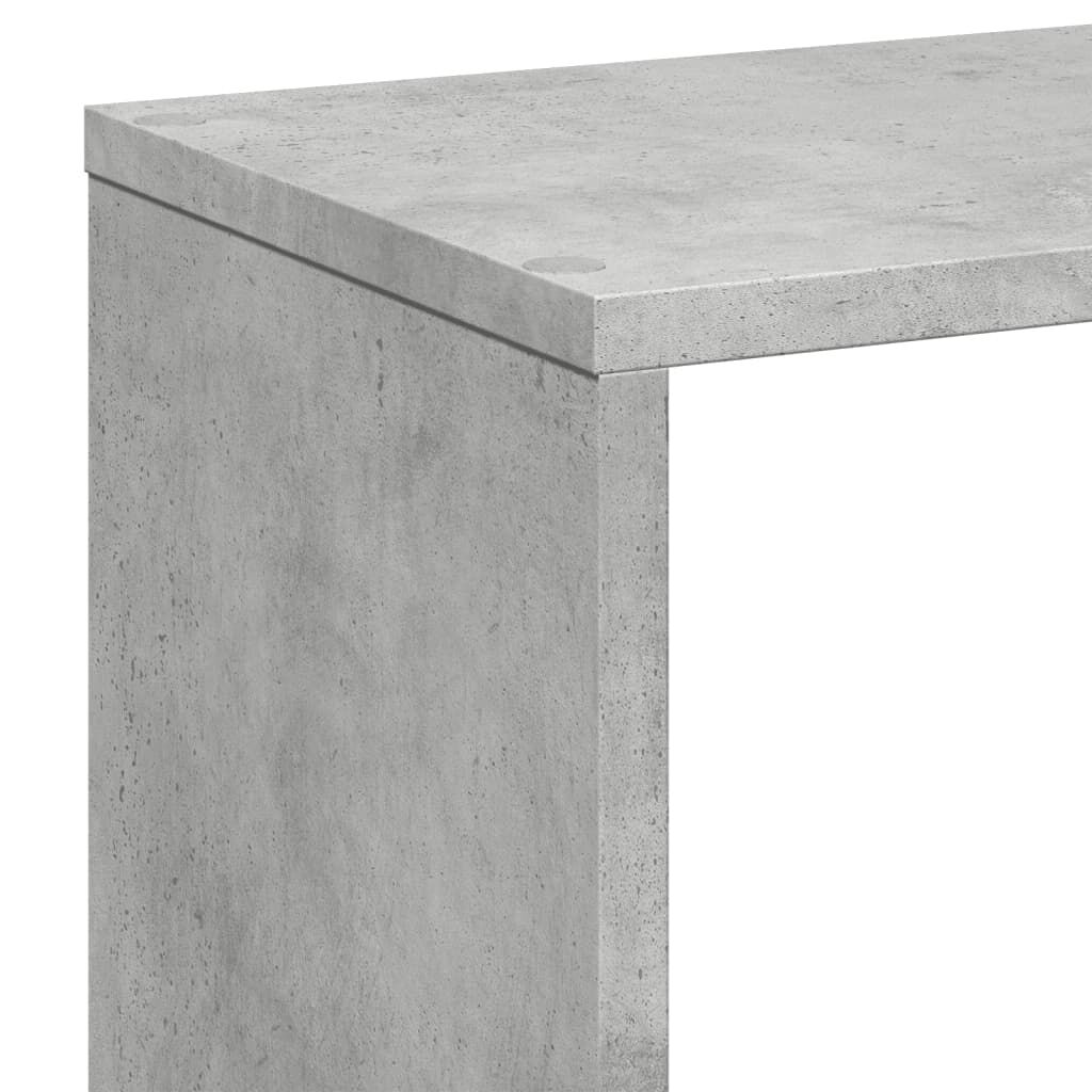 vidaXL Βιβλιοθήκη/Διαχωριστικό Χώρου Γκρι 67x25x161,5 εκ. Επεξ. Ξύλο