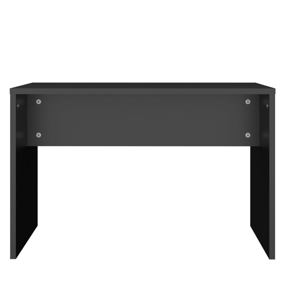 vidaXL Μπουντουάρ Σετ Μαύρο 86,5 x 35 x 136 εκ.