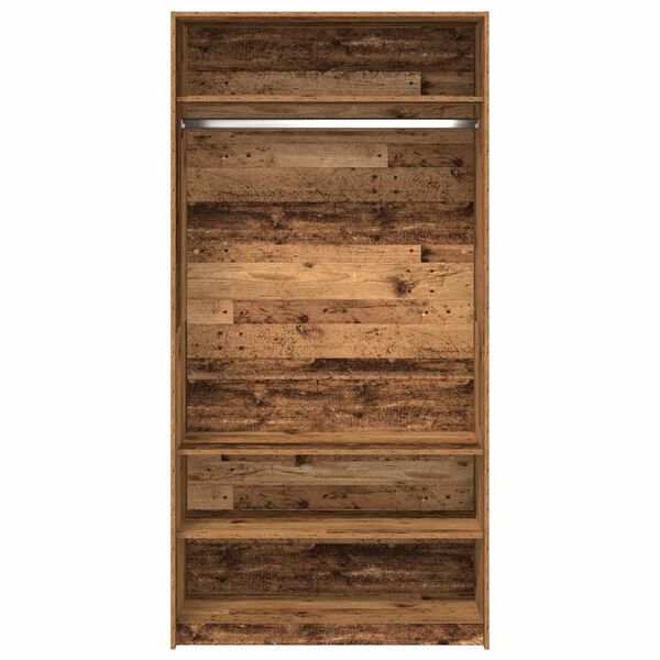 vidaXL Ντουλάπα Όψη Παλαιού Ξύλου 100x50x200εκ. από Επεξεργασμένο Ξύλο